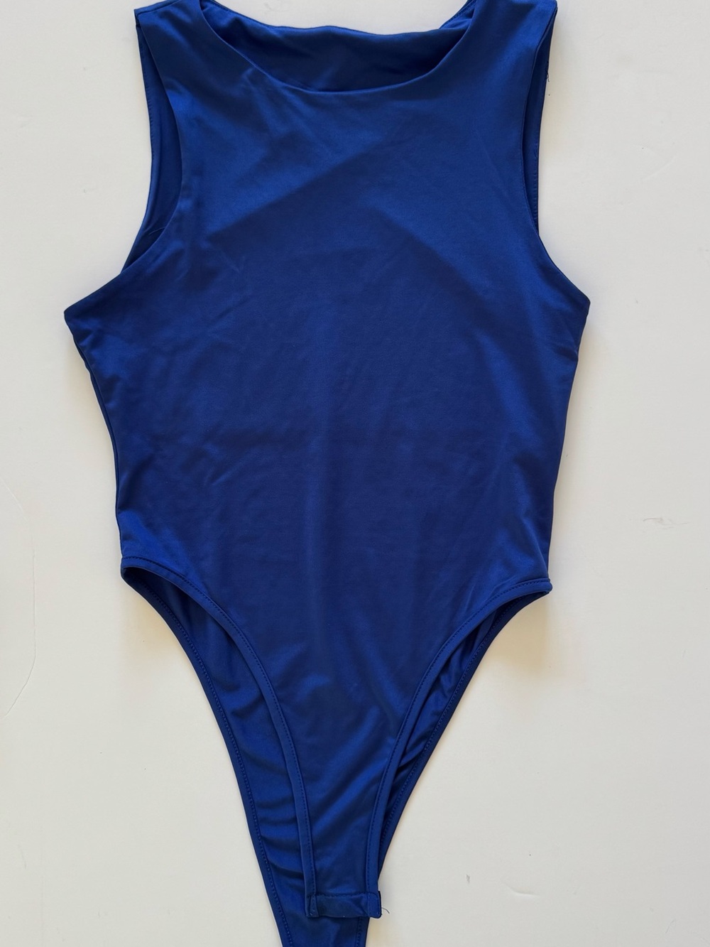 Shein Solid Royal Blue Bodysuit